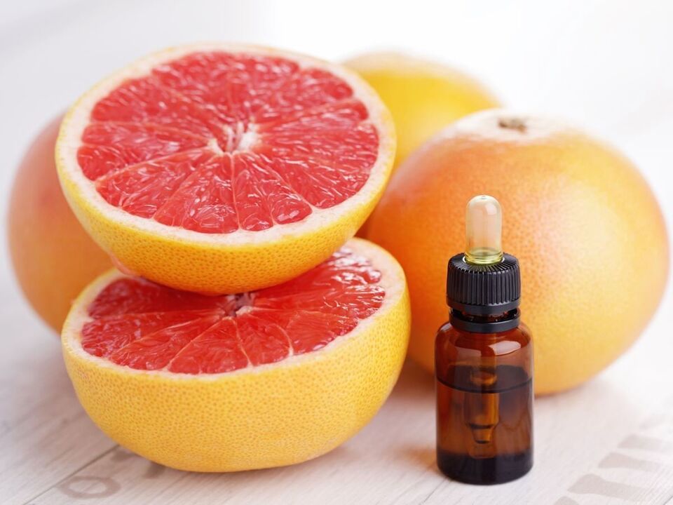 Aceite de pomelo para rexuvenecer, iluminar e desinfectar a pel do rostro