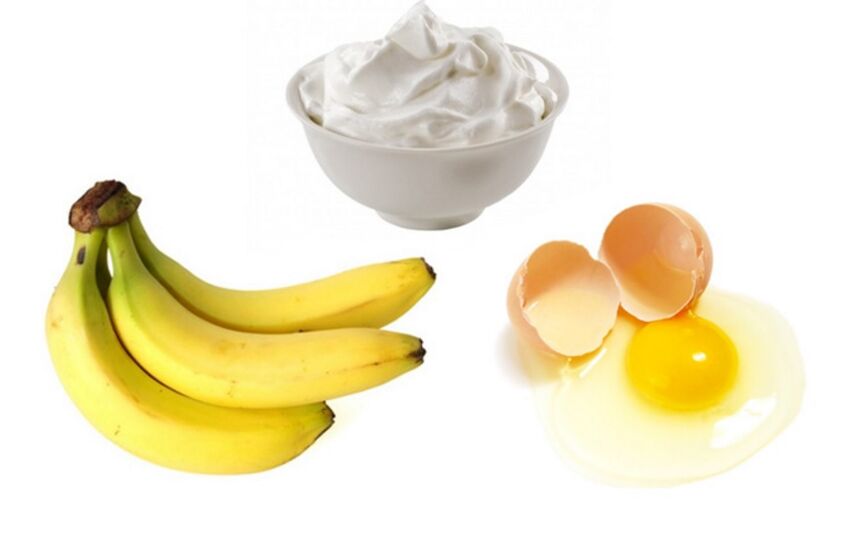 A máscara de ovo e plátano é apta para todo tipo de pel